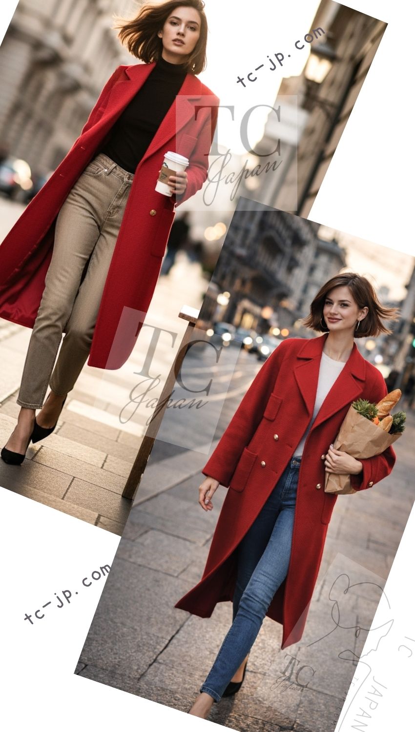 CHANEL 88A Vintage Red Princess Diana Double Tweed Jacket Coat Limited 38 40 シャネル ダイアナ王妃 レッド コレクティブル 限定品 ダブル ツイード ジャケット コート 即発 - TC JAPAN