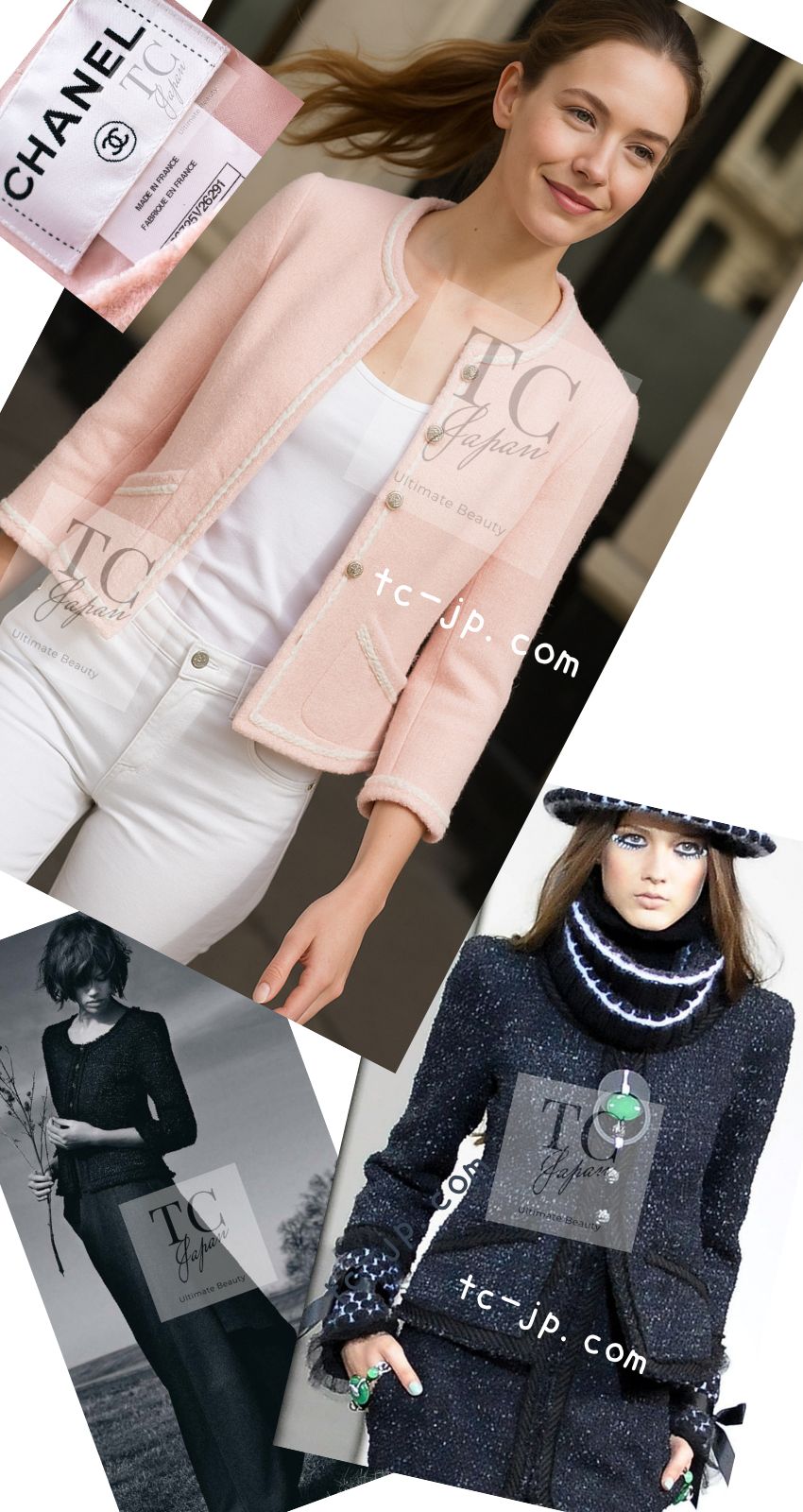 CHANELベロアノーカラージャケット CHANELベロアノーカラージャケット CHANELベロアノーカラー