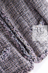 CHANEL 03A Lavender Pink Gray Multicolor Lesage Wool Tweed Jacket 42 シャネル ラベンダー ピンク グレー ルサージュ ツイード ジャケット 即発