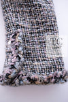 CHANEL 03A Lavender Pink Gray Multicolor Lesage Wool Tweed Jacket 42 シャネル ラベンダー ピンク グレー ルサージュ ツイード ジャケット 即発