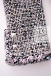 CHANEL 03A Lavender Pink Gray Multicolor Lesage Wool Tweed Jacket 42 シャネル ラベンダー ピンク グレー ルサージュ ツイード ジャケット 即発
