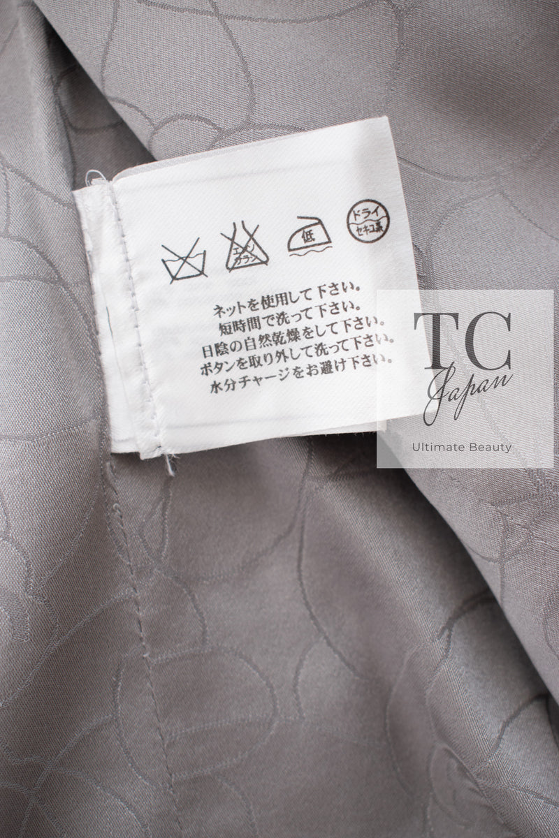CHANEL 03A Lavender Pink Gray Multicolor Lesage Wool Tweed Jacket 42 シャネル ラベンダー ピンク グレー ルサージュ ツイード ジャケット 即発