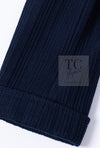 CHANEL 13S Navy Cotton Tweed Bottom Culottes Jumpsuit 34 シャネル ネイビー コットン ツイード ボトムキュロット ジャンプスーツ 即発