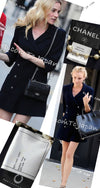 CHANEL 13S Navy Cotton Tweed Bottom Culottes Jumpsuit 34 シャネル ネイビー コットン ツイード ボトムキュロット ジャンプスーツ 即発