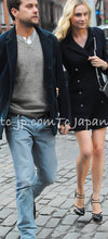 CHANEL 13S Navy Cotton Tweed Bottom Culottes Jumpsuit 34 シャネル ネイビー コットン ツイード ボトムキュロット ジャンプスーツ 即発