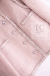CHANEL 17A Pale Baby Pink Mohair Wool Coat Jacket 44 シャネル 軽くてふわふわ 淡い ベビーピンク モヘア ウール コート ジャケット 即発
