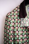 CHANEL 02S Green Pink Floral Tweed Jacket 46 シャネル グリーン ピンク フローラル ツイード ジャケット 即発