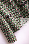 CHANEL 02S Green Pink Floral Tweed Jacket 46 シャネル グリーン ピンク フローラル ツイード ジャケット 即発