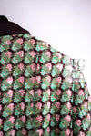 CHANEL 02S Green Pink Floral Tweed Jacket 46 シャネル グリーン ピンク フローラル ツイード ジャケット 即発