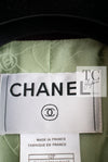 CHANEL 02S Green Pink Floral Tweed Jacket 46 シャネル グリーン ピンク フローラル ツイード ジャケット 即発