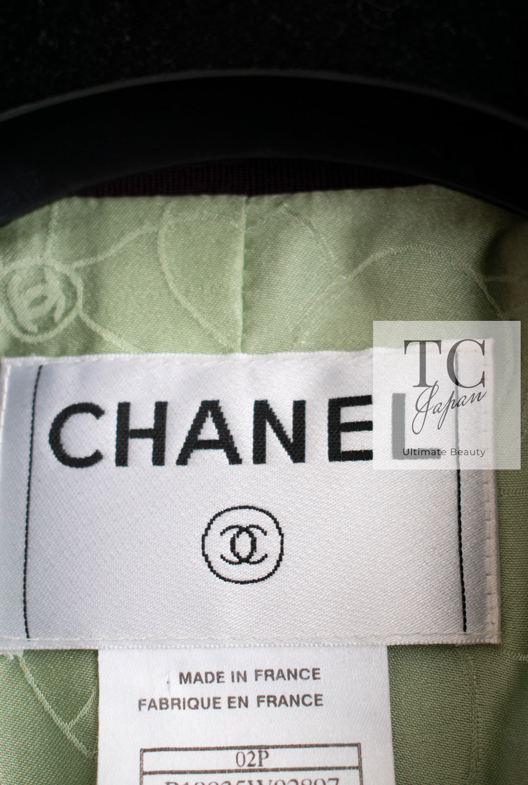CHANEL 02S Green Pink Floral Tweed Jacket 46 シャネル グリーン ピンク フローラル ツイード ジャケット 即発