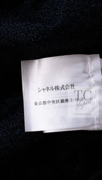 CHANEL 10C Ginza Limited Ivory Black Tulle Trimming Wool Silk Jacket 34 シャネル 銀座限定 アイボリー ブラック チュール レース トリミング ジャケット 即発