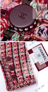 CHANEL 02S Vintage Red Mix Trim Collarless Tweed Jacket 34 36 42 シャネル ヴィンテージ レッド ミックス トリム ノーカラー ツイード ジャケット 即発