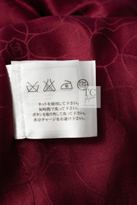 CHANEL 02S Vintage Red Mix Trim Collarless Tweed Jacket 34 36 42 シャネル ヴィンテージ レッド ミックス トリム ノーカラー ツイード ジャケット 即発