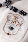 CHANEL 12PF Paris Bombay Ivory Wool Cashmere Blazer Jacket 36シャネル アイボリー エンブレム ウール カシミヤ ブレザー ジャケット 即発