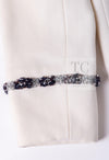 CHANEL 12PF Paris Bombay Ivory Wool Cashmere Blazer Jacket 36シャネル アイボリー エンブレム ウール カシミヤ ブレザー ジャケット 即発