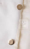 CHANEL 12PF Paris Bombay Ivory Wool Cashmere Blazer Jacket 36シャネル アイボリー エンブレム ウール カシミヤ ブレザー ジャケット 即発