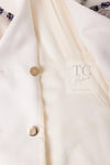 CHANEL 12PF Paris Bombay Ivory Wool Cashmere Blazer Jacket 36シャネル アイボリー エンブレム ウール カシミヤ ブレザー ジャケット 即発