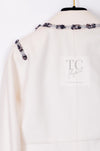 CHANEL 12PF Paris Bombay Ivory Wool Cashmere Blazer Jacket 36シャネル アイボリー エンブレム ウール カシミヤ ブレザー ジャケット 即発