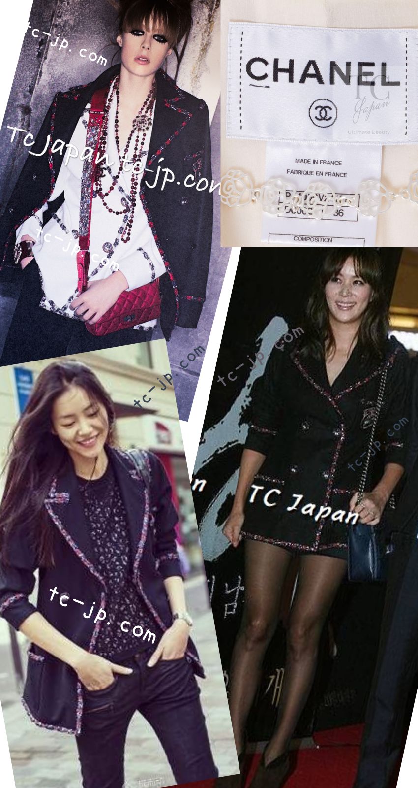 CHANEL 12PF Paris Bombay Ivory Wool Cashmere Blazer Jacket 36シャネル アイボリー エンブレム ウール カシミヤ ブレザー ジャケット 即発