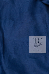 CHANEL 18S Navy Blue Ivory Checked Cotton Collarless Tweed Jacket Skirt Suit 42 シャネル ネイビー ブルー アイボリー チェック コットン ノーカラー ツイード ジャケット スカート スーツ 即発 - TC JAPAN