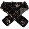 CHANEL Scarf Black Brown Coco Logo Mark Orylag Cachemire Fur シャネル マフラー ブラックブラウン ココロゴマーク オリラグ カシミヤ ファー 即発