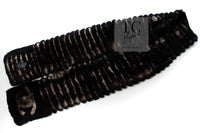 CHANEL Scarf Black Brown Coco Logo Mark Orylag Cachemire Fur シャネル マフラー ブラックブラウン ココロゴマーク オリラグ カシミヤ ファー 即発