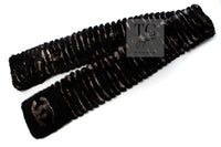 CHANEL Scarf Black Brown Coco Logo Mark Orylag Cachemire Fur シャネル マフラー ブラックブラウン ココロゴマーク オリラグ カシミヤ ファー 即発