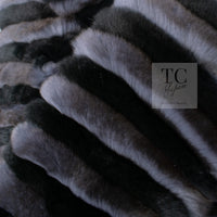 CHANEL Scarf Black Gray Coco Logo Mark Orylag Cachemire Fur シャネル マフラー ブラック グレー ココロゴマーク オリラグ カシミヤ ファー 即発