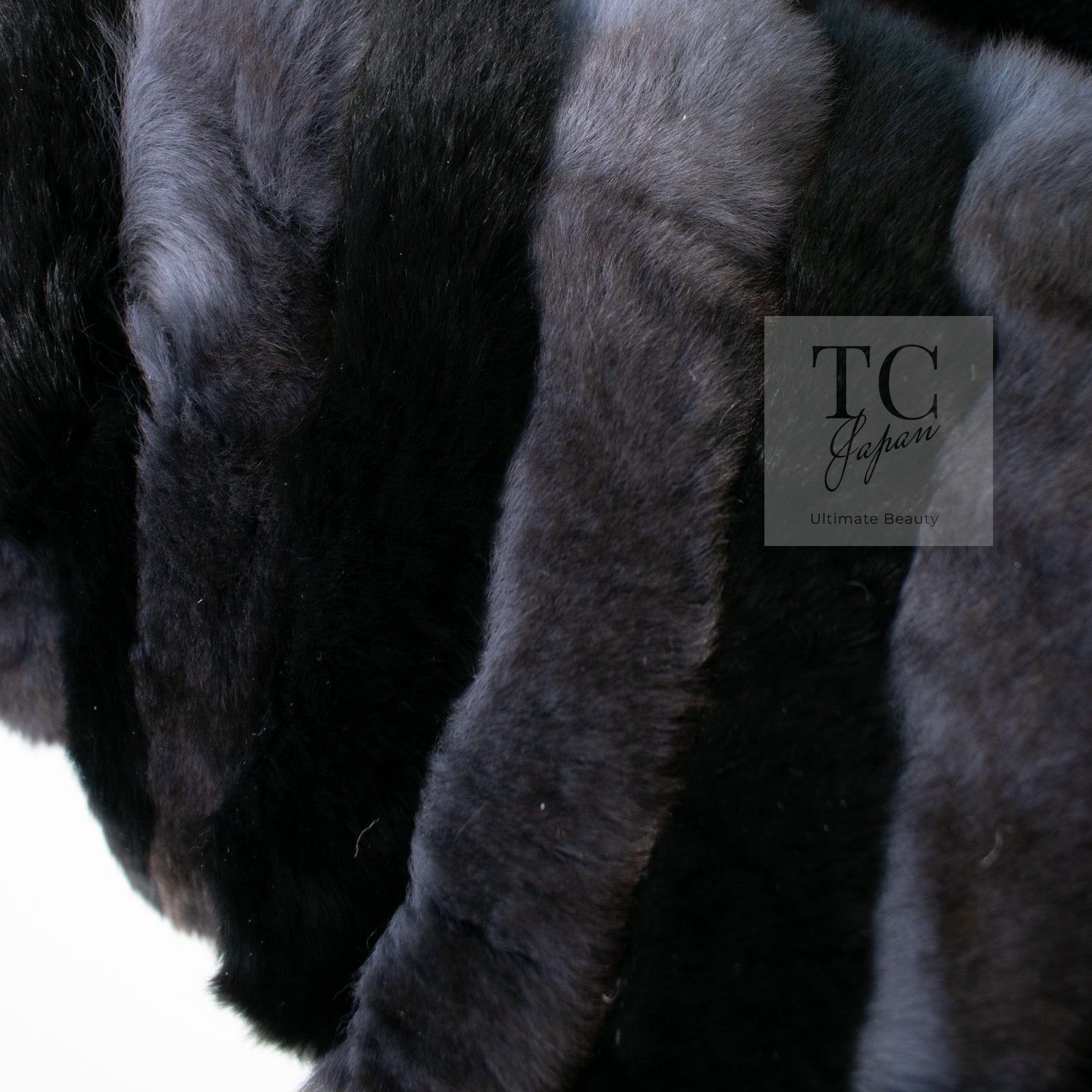 CHANEL Scarf Black Gray Coco Logo Mark Orylag Cachemire Fur シャネル マフラー ブラック グレー ココロゴマーク オリラグ カシミヤ ファー 即発