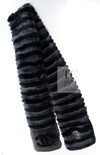 CHANEL Scarf Black Gray Coco Logo Mark Orylag Cachemire Fur シャネル マフラー ブラック グレー ココロゴマーク オリラグ カシミヤ ファー 即発