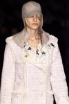 CHANEL 01A Ivory Beige Sequin Wool Tweed Jacket 38 シャネル アイボリー ベージュ スパンコール ウール ツイード ジャケット 即発
