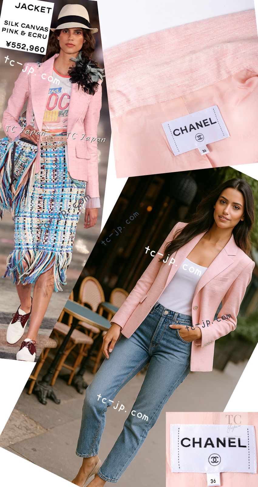 【キキ】 ✨極美品✨CHANEL ✨ ピンクジャケット 42 キキ様専用】 ✨極美品✨CHANEL ✨ ピンクジャケット 42
