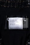 CHANEL 06C Black Brown White Epaulets Tweed Jacket 36 38 シャネル ブラック ブラウン ホワイト エポレット ツイード ジャケット 即発