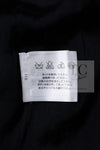 CHANEL 06C Black Brown White Epaulets Tweed Jacket 36 38 シャネル ブラック ブラウン ホワイト エポレット ツイード ジャケット 即発