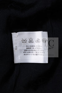CHANEL 06C Black Brown White Epaulets Tweed Jacket 36 38 シャネル ブラック ブラウン ホワイト エポレット ツイード ジャケット 即発