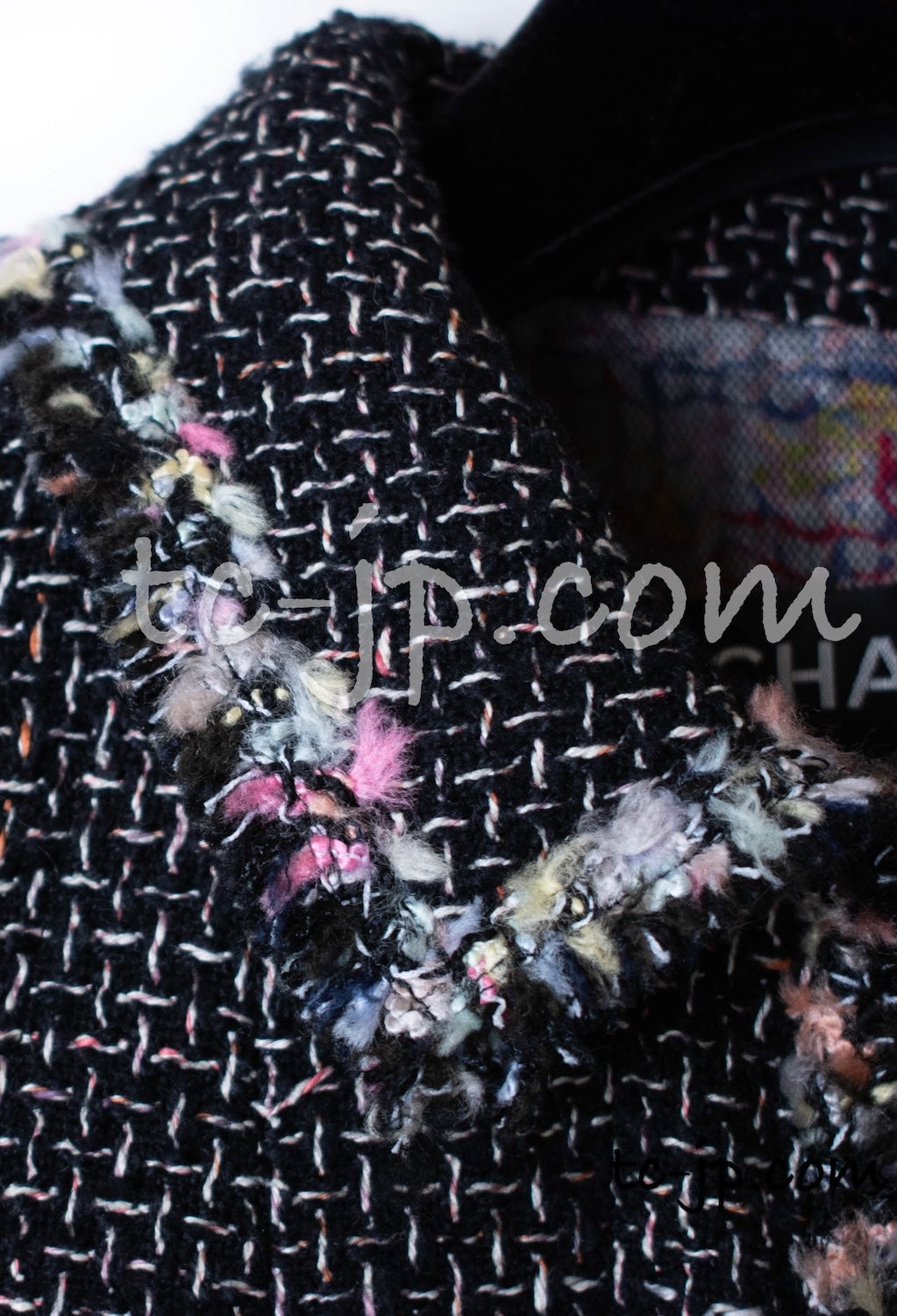 CHANEL 05C 57Th NY Limited Collection Silk Wool Tweed Jacket 36 38 40 シャネル NY 57番街 ニューヨーク 限定 シルク ウール フリル ツイード ジャケット 即発 - TC JAPAN