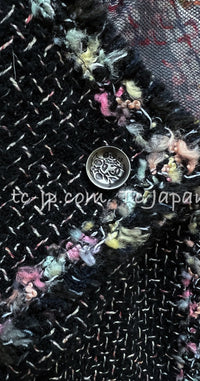 CHANEL 05C 57Th NY Limited Collection Silk Wool Tweed Jacket 36 38 40 シャネル NY 57番街 ニューヨーク 限定 シルク ウール フリル ツイード ジャケット 即発