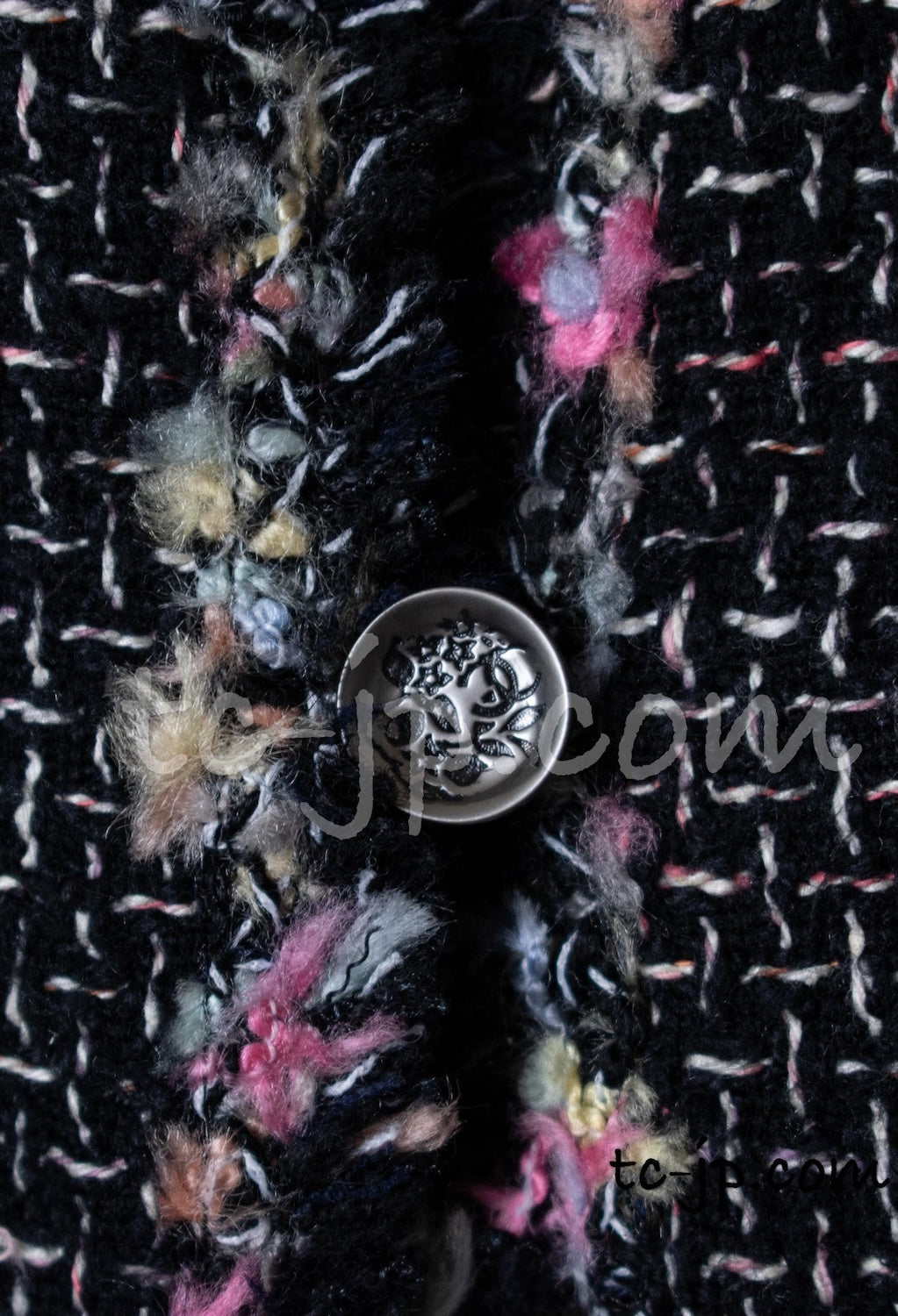 CHANEL 05C 57Th NY Limited Collection Silk Wool Tweed Jacket 36 38 40 シャネル NY 57番街 ニューヨーク 限定 シルク ウール フリル ツイード ジャケット 即発