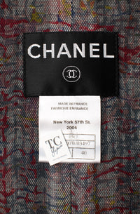 CHANEL 05C 57Th NY Limited Collection Silk Wool Tweed Jacket 36 38 40 シャネル NY 57番街 ニューヨーク 限定 シルク ウール フリル ツイード ジャケット 即発 - TC JAPAN