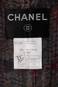 CHANEL 05C 57Th NY Limited Collection Silk Wool Tweed Jacket 36 38 40 シャネル NY 57番街 ニューヨーク 限定 シルク ウール フリル ツイード ジャケット 即発 - TC JAPAN