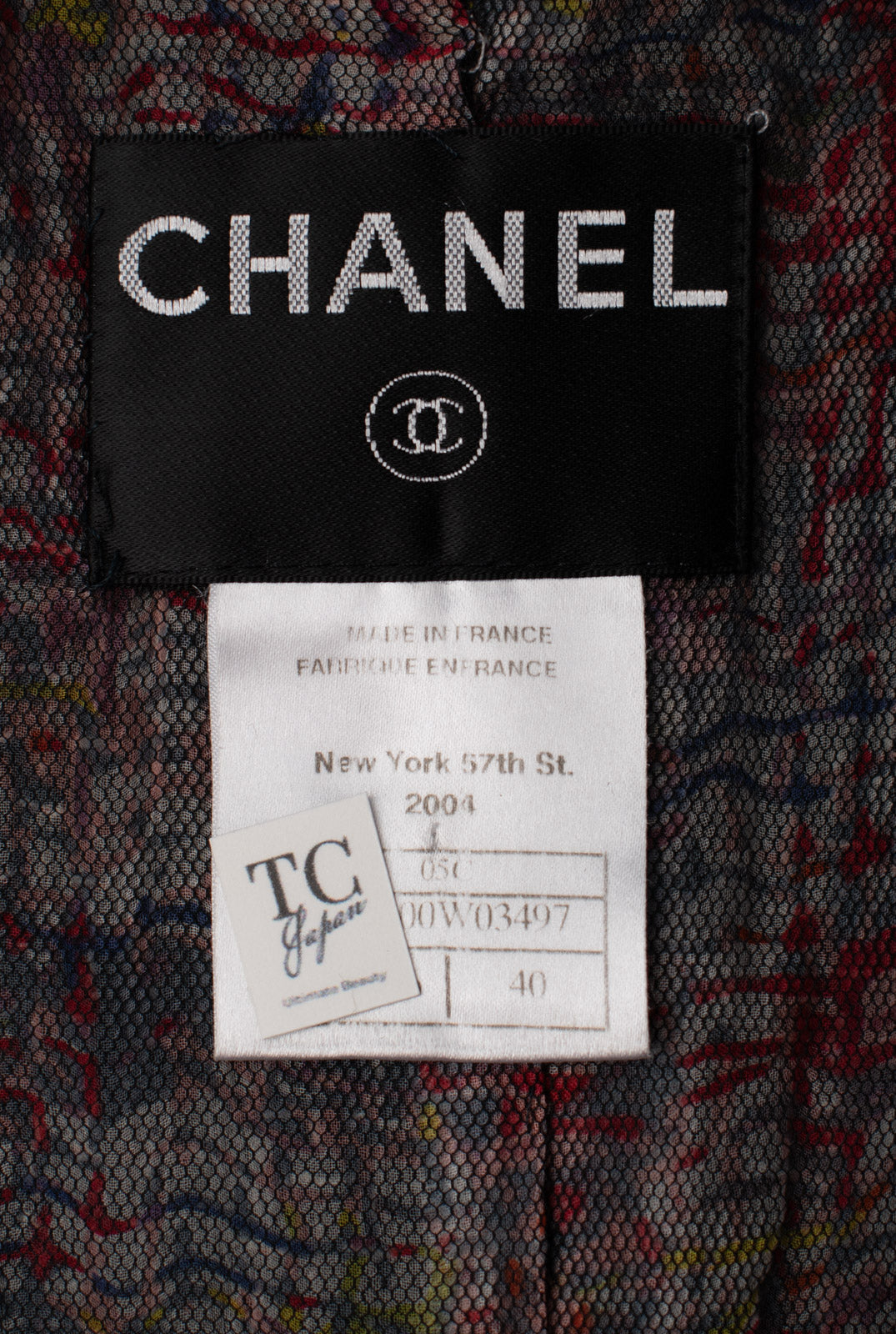 CHANEL 05C 57Th NY Limited Collection Silk Wool Tweed Jacket 36 38 40 シャネル NY 57番街 ニューヨーク 限定 シルク ウール フリル ツイード ジャケット 即発 - TC JAPAN