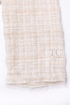 CHANEL 06C Ivory Creme Sequin Embellishments Cardigan Jacket 40 シャネル アイボリー クリーム スパンコール カーディガン ジャケット 即発