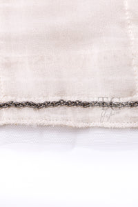 CHANEL 06C Ivory Creme Sequin Embellishments Cardigan Jacket 40 シャネル アイボリー クリーム スパンコール カーディガン ジャケット 即発