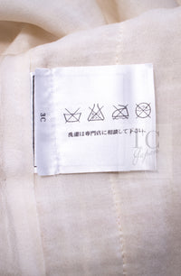 CHANEL 06C Ivory Creme Sequin Embellishments Cardigan Jacket 40 シャネル アイボリー クリーム スパンコール カーディガン ジャケット 即発