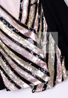 CHANEL 00T Vintage Black Beige Pink Wool Silk Sequin Embellishments Jacket 36 38 シャネル ヴィンテージ ブラック ベージュ ピンク ウール シルク スパンコール装飾 ジャケット 即発