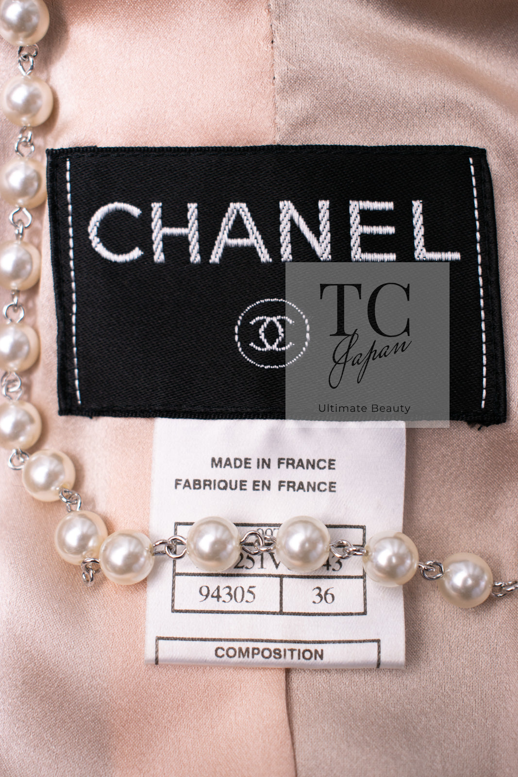 CHANEL 00T Vintage Black Beige Pink Wool Silk Sequin Embellishments Jacket 36 38 シャネル ヴィンテージ ブラック ベージュ ピンク ウール シルク スパンコール装飾 ジャケット 即発