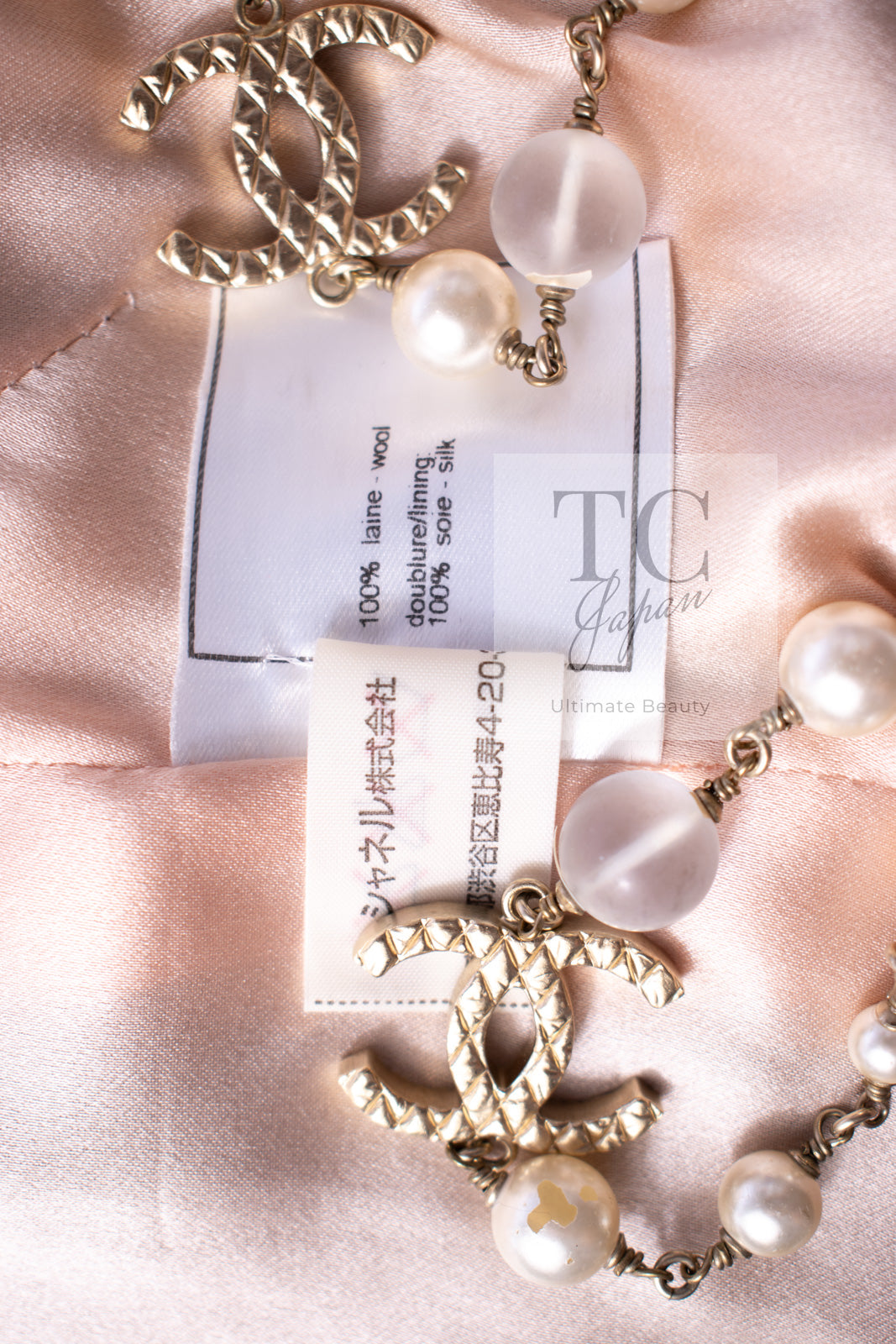 CHANEL 00T Vintage Black Beige Pink Wool Silk Sequin Embellishments Jacket 36 38 シャネル ヴィンテージ ブラック ベージュ ピンク ウール シルク スパンコール装飾 ジャケット 即発
