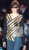 CHANEL 00T Vintage Black Beige Pink Wool Silk Sequin Embellishments Jacket 36 38 シャネル ヴィンテージ ブラック ベージュ ピンク ウール シルク スパンコール装飾 ジャケット 即発