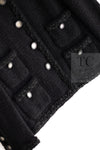 CHANEL 11C Little Black Jacket Tweed Wool CC Button 38 シャネル リトル ブラック ジャケット ツイード ウール ココボタン 即発
